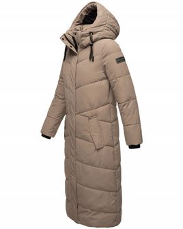 Navahoo HINGUCKER damska kurtka zimowa z kapturem, jasnoszara