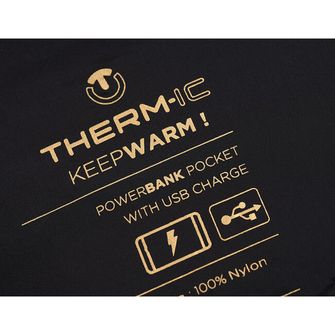 Damska kamizelka termoaktywna Therm-ic, czarna