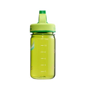 Nalgene Kids butelka na wodę Grip-n-Gulp Sustain 0,35 l z pokrowcem zielona, muzyczny lew