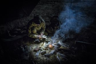 Helikon-Tex Rękawice do cięcia drewna - brązowe