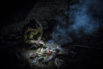 Helikon-Tex Rękawice do cięcia drewna - brązowe