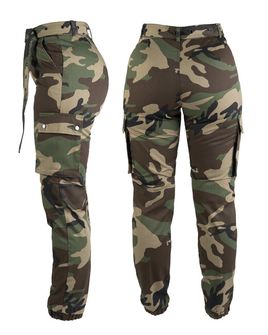 Mil-Tec wojskowe damskie spodnie, woodland