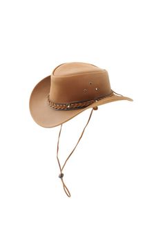 Skórzany kapelusz Origin Outdoors Cattleman, brązowy