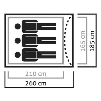 Namiot Salewa Litetrek dla 3 osób