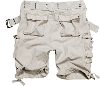 Brandit Savage Vintage Shorts, białe