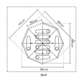 Namiot Coleman Octagon BlackOut dla 8 osób