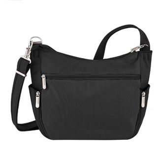 Torba na ramię z zabezpieczeniem przed kradzieżą Travelon Black Crossbody Classic Lady