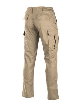 Mil-Tec Spodnie US BDU SLIM FIT polowe rip-stop khaki