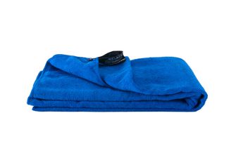 BasicNature Ręcznik frotte 85 x 150 cm niebieski