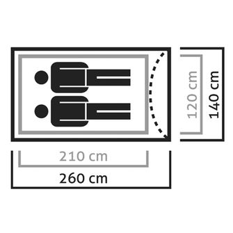 Namiot Salewa Litetrek dla 2 osób