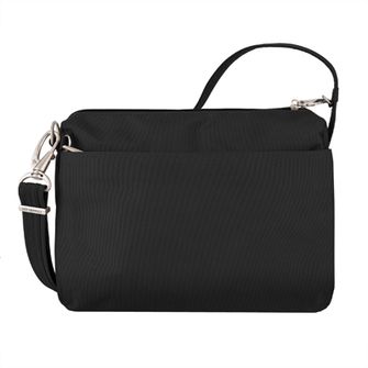 Torba na ramię z zabezpieczeniem przed kradzieżą Travelon Black Crossbody Classic