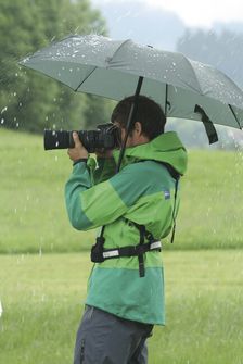 EuroSchirm teleScope handsfree UV Teleskopowy parasol trekkingowy z mocowaniem do plecaka, oliwkowy
