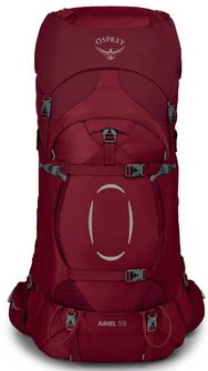 Plecak turystyczny OSPREY ARIEL 55 II,  claret red