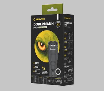 ArmyTek Dobermann Pro White LED Pocket Flashlight 1400 lm moc baterii 114 g