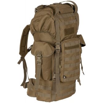 Plecak MFH MOLLE 65L, aluminiowy drążek, kojot