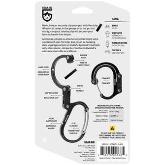 GearAid Carabiner czarny M