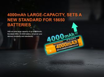 Akumulator Fenix 18650 4000 mAh (litowo-jonowy)