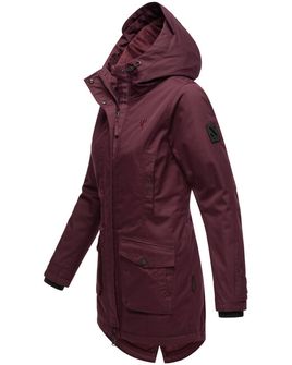 Navahoo BRINJAA Damska przejściowa kurtka softshell, wino