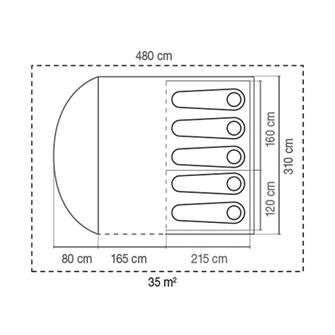 Coleman Namiot Rocky Mountain Plus BlackOut dla 5 osób