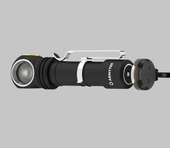 ArmyTek Wizard C2 WR Magnet Biało-czerwona latarka czołowa LED z uchwytem magnetycznym 1100 lm zasilanie bateryjne 3 h 65 g