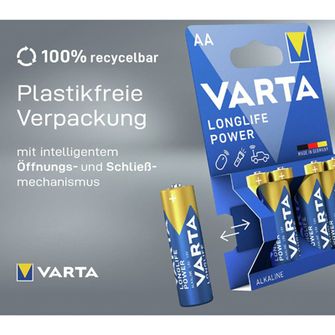 Bateria Varta Longlife Power AA / Mignon 4 sztuki