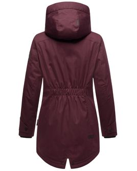 Navahoo BRINJAA Damska przejściowa kurtka softshell, wino