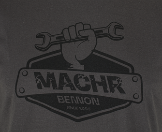 BENNON MACHR TOOL T-shirt szary