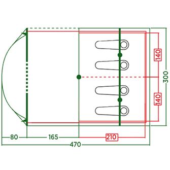 Namiot Coleman Meadowood dla 4 osób