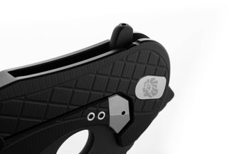 Nóż Lionsteel typu KARAMBIT opracowany we współpracy z Emerson Design. L.E. ONE 1 A BB Black/Chemical Black