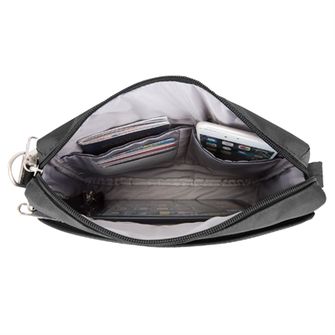 Torba na ramię z zabezpieczeniem przed kradzieżą Travelon Black Crossbody Classic