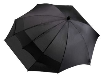 Plecak trekkingowy EuroSchirm Swing z zestawem głośnomówiącym i pokrowcem na parasol czarny