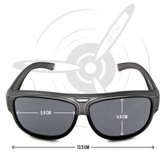 ActiveSol El Aviador Fitover-Child okulary przeciwsłoneczne z polaryzacją szare