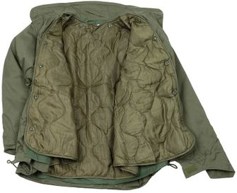 Amerykańska bluza polowa MFH M67 z odpinaną pikowaną podszewką, OD green