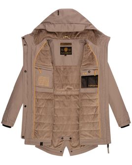 Navahoo BRINJAA Damska przejściowa kurtka softshell, taupe grey