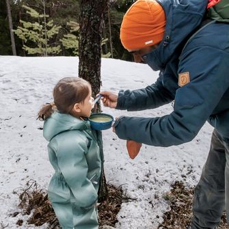 KUPILKA 33 + Spork zestaw miska i łyżka z widelcem w jednym, niebieski