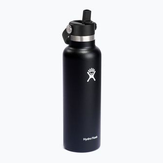 Hydro Flask Butelka termiczna z ustnikiem 21 OZ Standard Flex Straw Cap, czarny