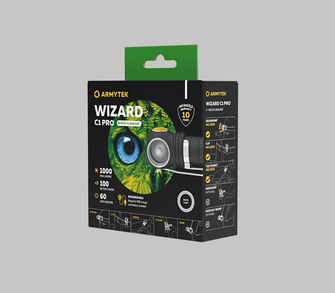 Latarka czołowa LED ArmyTek Wizard C1 Pro Magnet White z uchwytem magnetycznym 1000 lm 1440 h 55 g