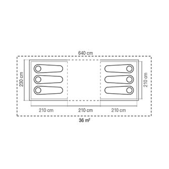 Coleman Namiot Ridgeline 6 plus dla 6 osób