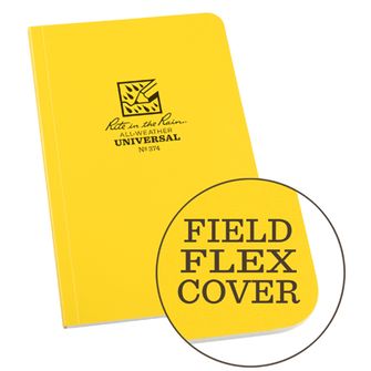 Rite in the Rain All Weather Field-Flex Book Yellow nr 374