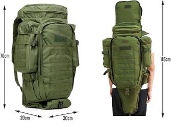 DRAGOWA Tactical Plecak taktyczny Zenith 70 L, CP