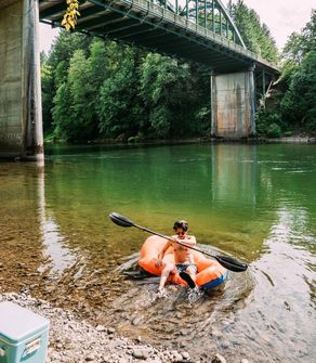 Klymit Packraft LiteWater Dinghy (LWD), pomarańczowo-niebieski