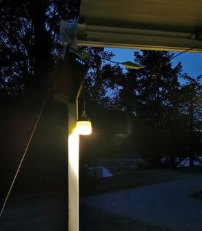 Origin Outdoors Podłączana lampa LED niebieska 200 lumenów ciepła biel
