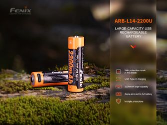 Akumulator USB AA Fenix ARB-L14-2200U