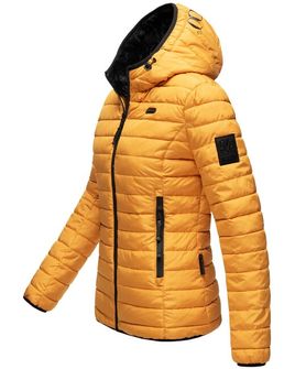 Marikoo JAYLAA damska kurtka zimowa z kapturem, żółta