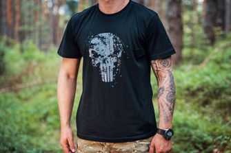 DRAGOWA koszulka z krótkim rękawem Frank the Punisher, biała 160g/m2