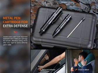 Długopis taktyczny Fenix T6 z latarkę LED - niebieski