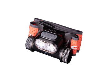 Ładowalna latarka czołowa Fenix HM65R-T V2.0, ciemnofioletowa