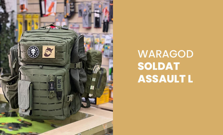 Plecak Waragod Soldat L - praktyczna objętość w rozsądnej cenie