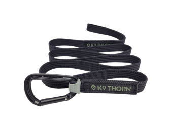 K9 Smycz Thorn z karabinkiem Petz, czarna, XL