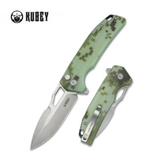 Nóż kieszonkowy KUBEY RDF - Tan G10